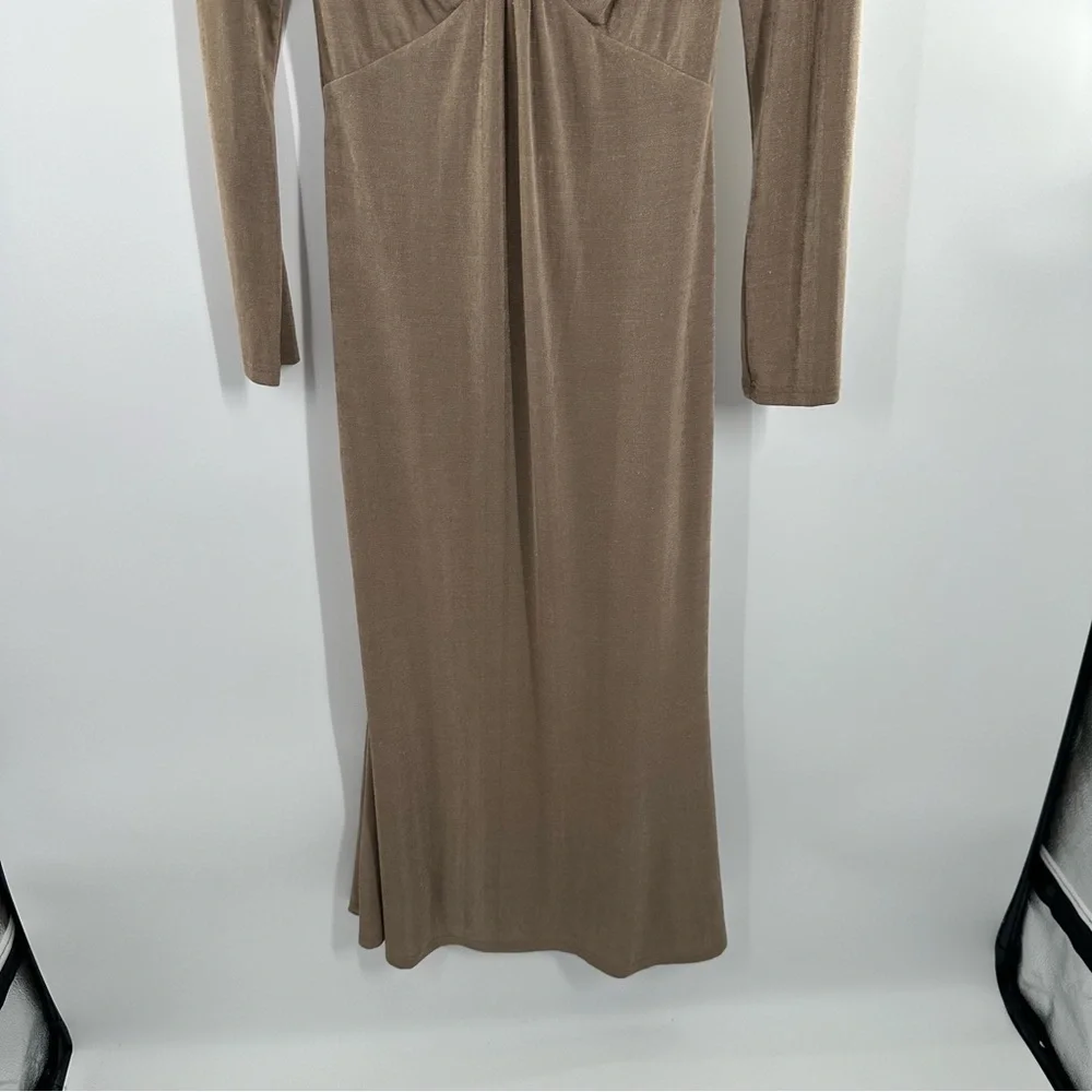Misha Engracia Midi Dress Beige - Picture 3 of 14